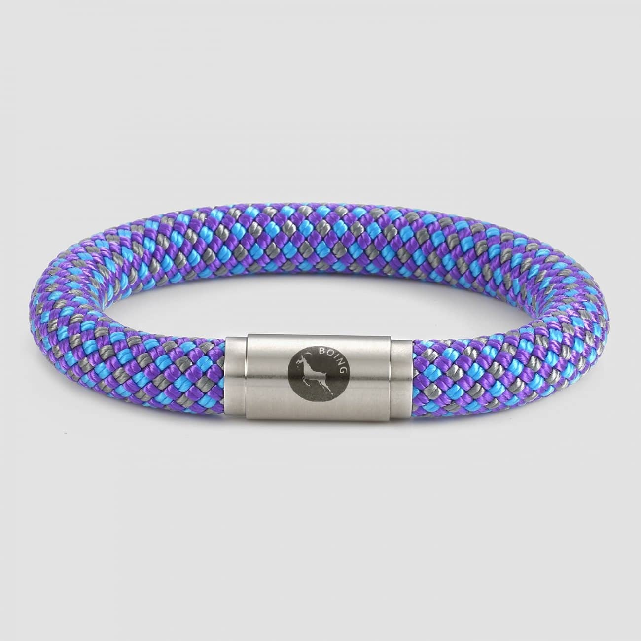 Blue and purple rope bracelet