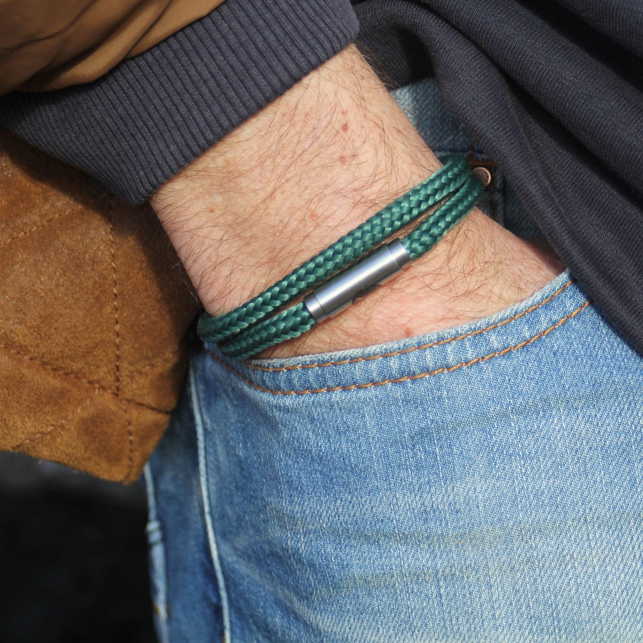 green bracelet